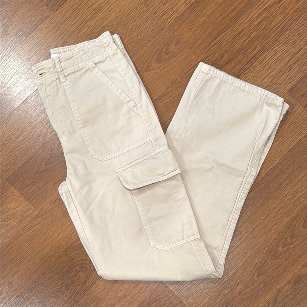 ZARA Beige Cargo Pants